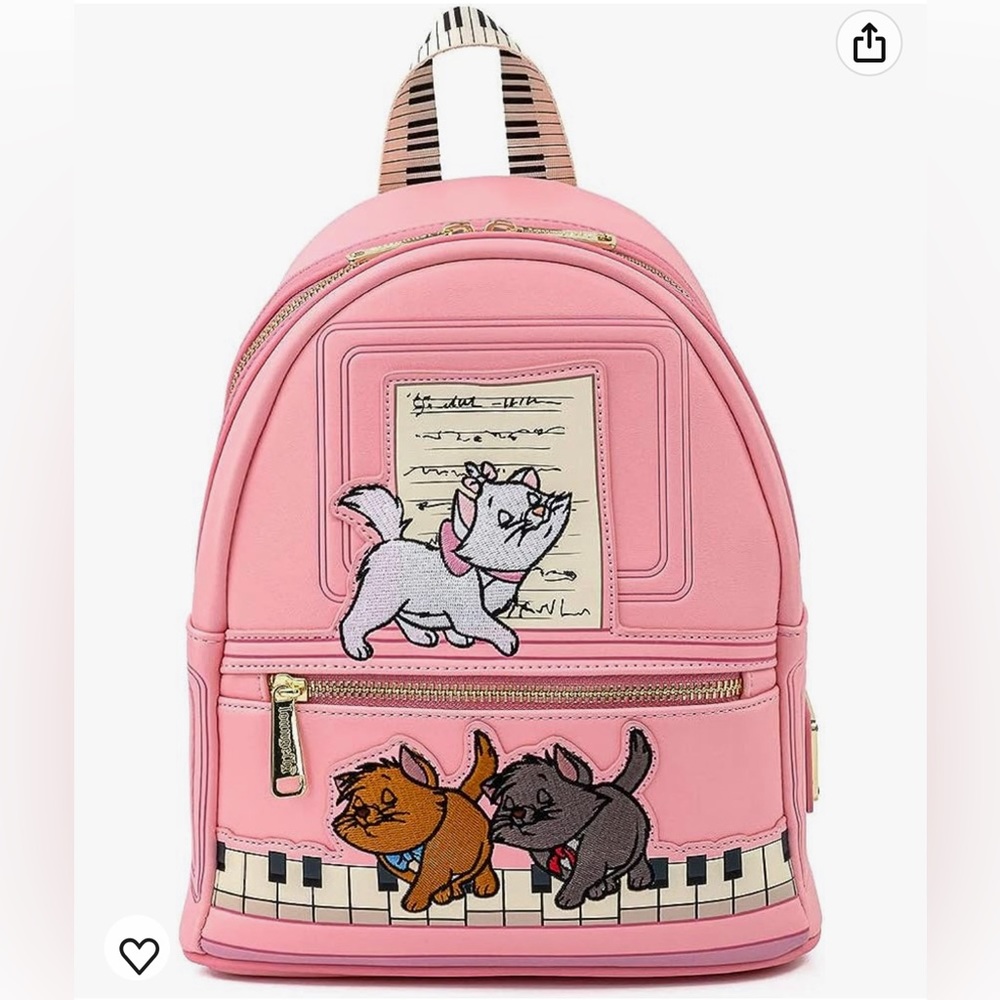 Loungefly x Disney Aristocats Pink Purse (mini backpack)